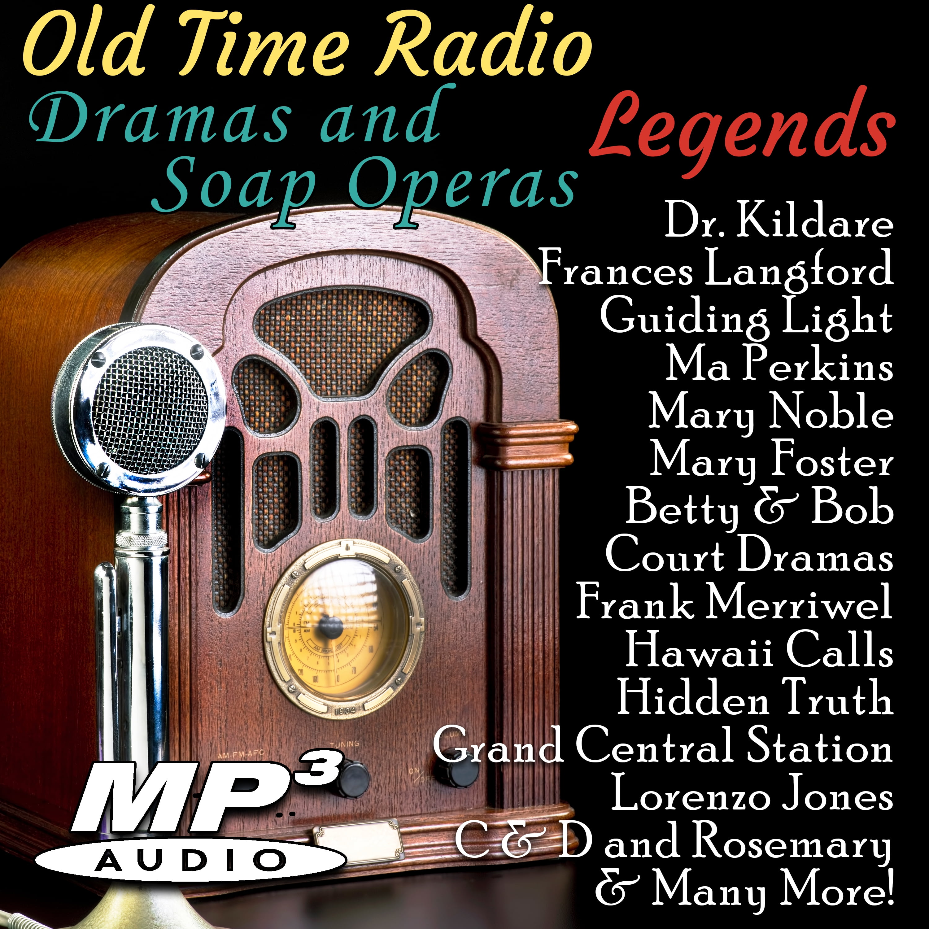 Old Time Radio Drama & Soap Operas Legends_Over 2,500 Shows