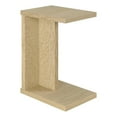 thumbnail image 1 of Clower Engineered Wood C-Shaped Sofa Side Table Light Oak, 1 of 10
