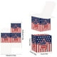 thumbnail image 3 of 12 Pc Flag Party Candy Box Recyclable Thank You Goodie Gift Treat Bags For Veterans Day Memorial Independence Retirement Party, 3 of 6