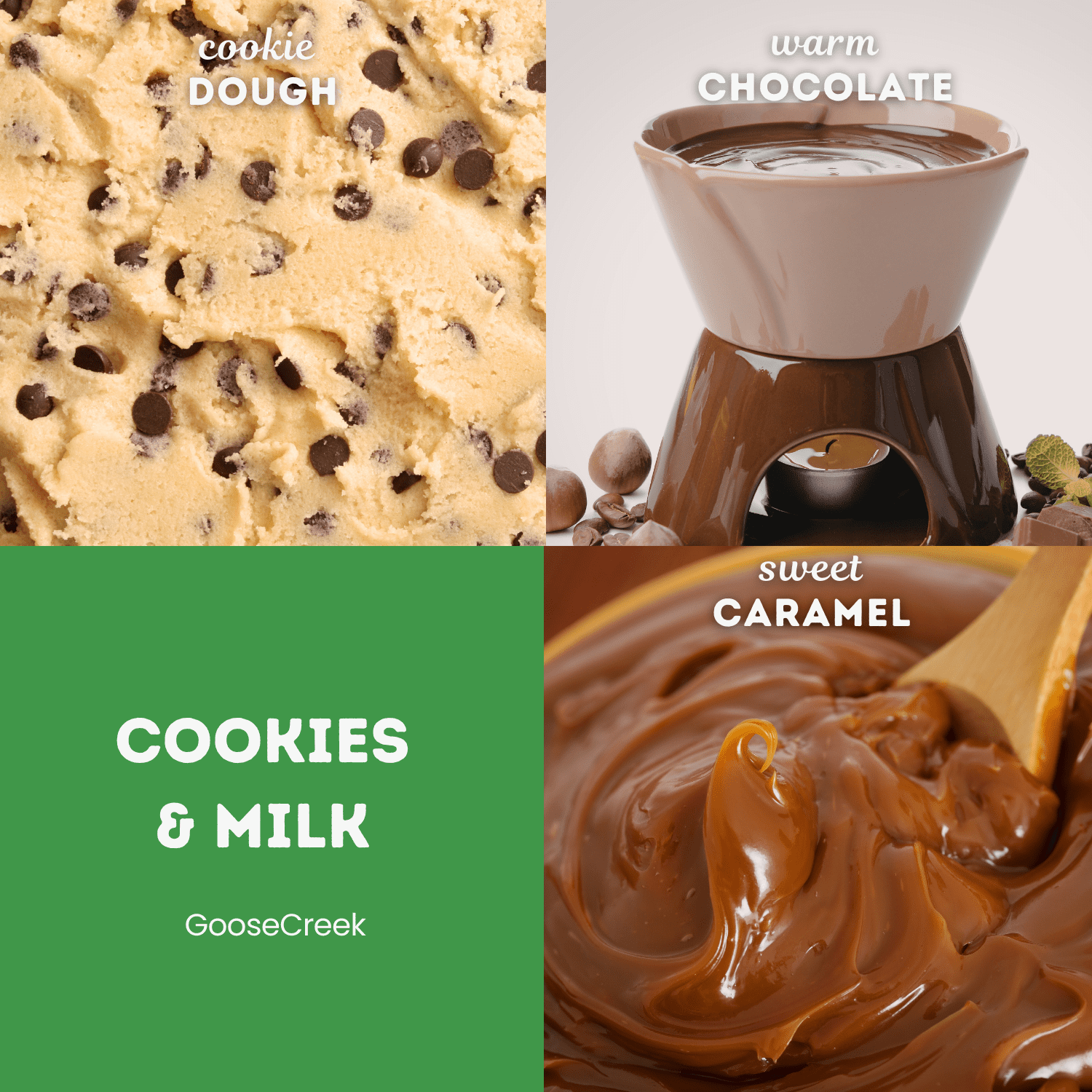 Cookies & Milk 3-Wick Scented Candle, 14.5 oz Jar Candle