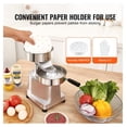 thumbnail image 4 of Commercial Burger Press, 6 Inch Patty Maker - Stainless Steel, 1000 Patty Papers Included, Heavy Duty Meat Forming Machine for Restaurants & Kitchens, 4 of 7
