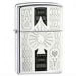 Zippo High Polish Chrome Spade Pocket Lighter
