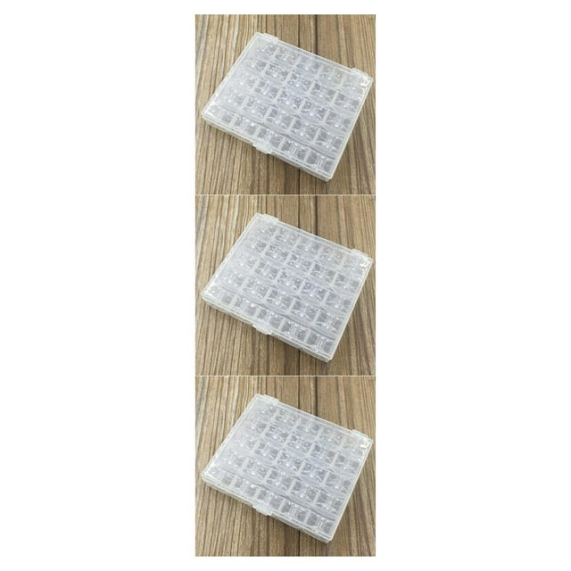 Maytalsory Bobbin Box Sewing Knitting Thread Spool Case Organizer Container Holder Type 1 3Set