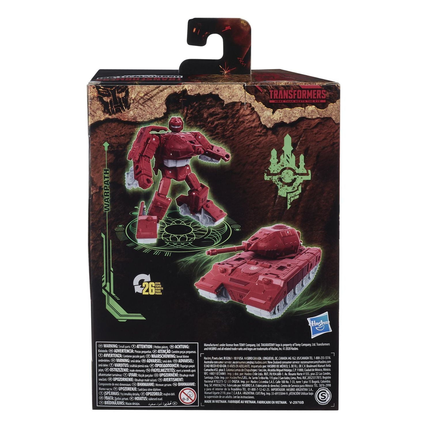 Transformers Toys Generations War for Cybertron: Kingdom Deluxe WFC-K6 Warpath Action Figure - Kids Ages 8 and Up, 5.5-inch