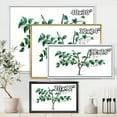 thumbnail image 4 of Designart 'Ancient Green Leaves Plants I' Traditional Framed Canvas Wall Art Print, 4 of 5