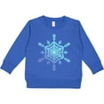 thumbnail image 2 of Inktastic Christmas Blue Ice Snowflake Toddler Sweatshirt, 2 of 4