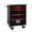 Black+Red#46, variant on Tool Storage Cabinet 5 Drawers Multifunctional Tool Cart with Wheels,Metal Rolling Tool Cart Storage for Garage Workshop Warehouse Repair Shop--With Stainless Steel Roof- BLACK&RED,Tool Cabinet