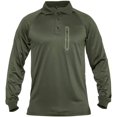 thumbnail image 1 of Polo à Manches Longues pour Hommes 3 Boutons Séchage Rapide Tactique Pêche Golf Randonnée, 1 of 7