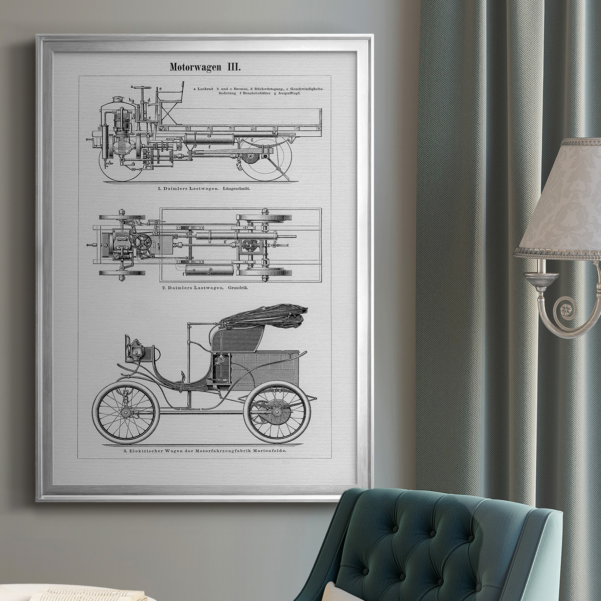 Industrial Motorcar Premium Classic Framed Print - Ready to Hang