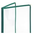 thumbnail image 4 of TrueCraftware-Set of 10 Green 8-1/2” x 11” Double Fold Restaurant Menu Covers 2 Page 4 View Crystal Clear Menu Folder Menu Book Holders for Bar Cafe Restaurant Book, 4 of 6
