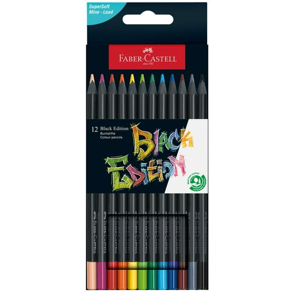 Faber-Castell Black Edition Color Pencil 12 CT