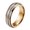 6MM Black, variant on Unisex Tungsten Steel 6mm Silver Simple Plain Domed Carbon Fiber Double Grooved Meteorite Inlay Wedding Ring Promise Comfort Fit Size 11