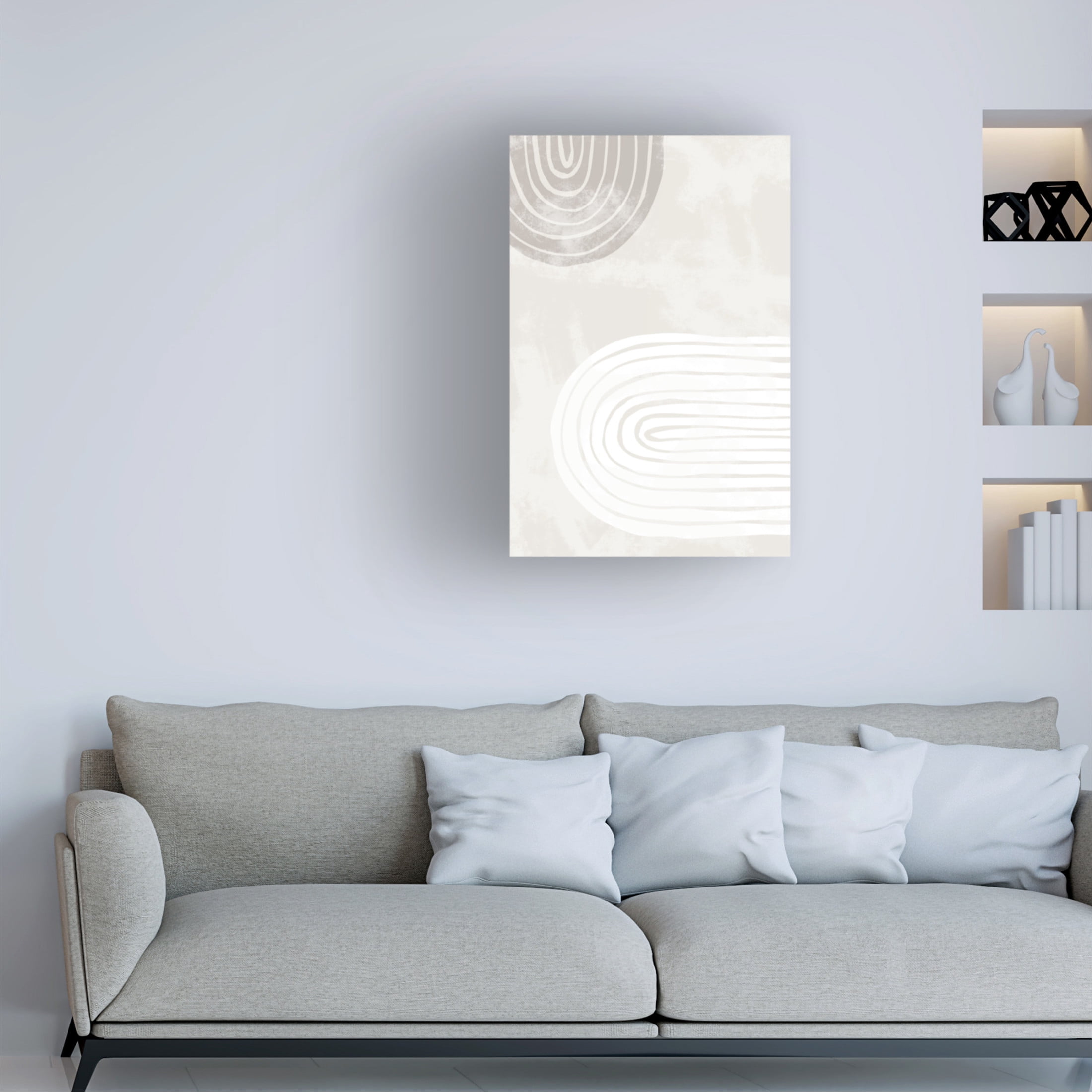 Pictufy Studio II 'Arch Two Thick 2' Canvas Art - 30 x 47 Inches