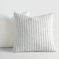 thumbnail image 6 of 2-Pack Decor Throw Pillows in Yarn-Dyed Bengal Stripe / Solid Patterns by Comfort Canopy, 6 of 8