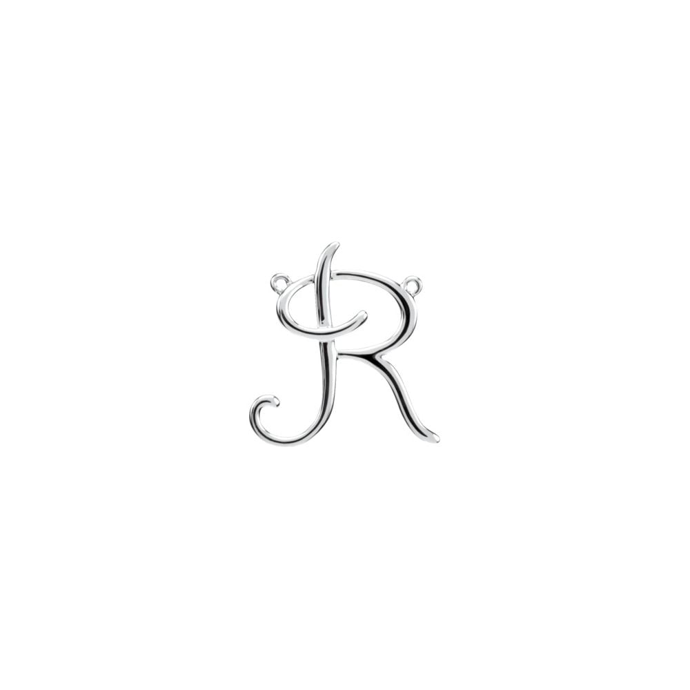 Jewels By Lux Sterling SilverE Script Initial