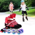 thumbnail image 4 of Patines De Ruedas 2 En 1, Patines De Ruedas Ajustables De 4 Tamaños Para Niños Y Adultos, Patines De Ruedas Intermitentes Para Exteriores Moyic OD014701-02, 4 of 6
