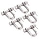 thumbnail image 3 of Paquete de 5 Sujetadores de Anillo en D Cargador de 100 Kg Anillo de Amarre de Anclaje de Anillos en D Sujetador de Gancho INOX Se Utiliza para Remolcar Pesos Pesados ANGGREK Otros, 3 of 8