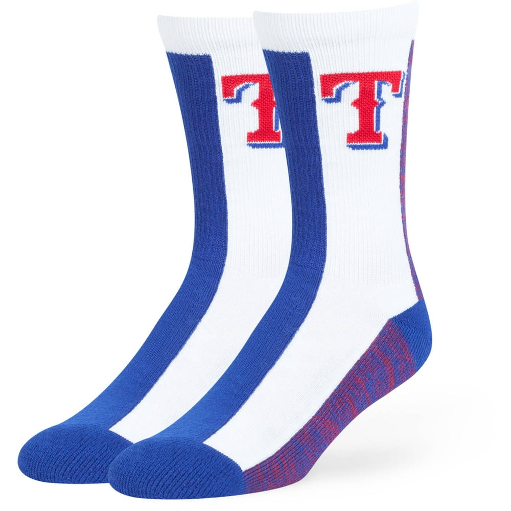 MLB - MLB Texas Rangers Everett Crew Socks - Fan Favorite - Walmart.com ...