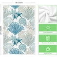 thumbnail image 6 of Starfish Seahorses Coral Summer Kitchen Towels Dish Towels, 18x26 Inch Seasonal Summer Decoration Hand Towels Set of 2, 6 of 6