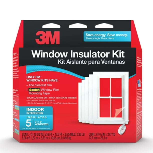Kit aislante de ventanas 3M 2141W-6 para 5 ventanas de 62 x 252 cm