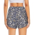 thumbnail image 2 of Lsque Daisies Flowers Printed Women's Running Shorts with Liner Pockets,Elastic Quick Dry Workout Athletic Gym Yoga Shorts,Womens High Waist Shorts-X-Large, 2 of 9