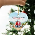 thumbnail image 5 of Personalized Our 10th Christmas Together Ceramic Ornament 2025, Customized Date & Names Couple Gnomes Xmas Ornament Gift for Wedding Anniversary, Mr & Mrs Gnome 10th Xmas Together Ceramic Ornament, 5 of 6