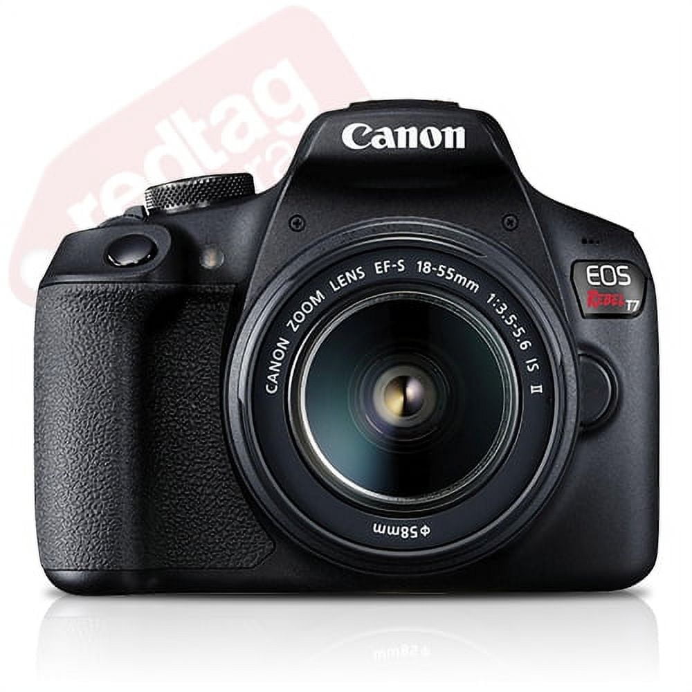 Canon EOS Rebel T7 24.1MP DSLR Camera with EF-S 18-55mm f/3.5-5.6 IS II Lens - International Version (International Version)