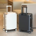 thumbnail image 2 of Maleta de viaje con marco de aluminio, equipaje de mano, maleta con ruedas, bolsa con ruedas, caja de embarque de negocios, 2 of 4
