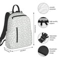 thumbnail image 2 of Yiaed Cute Rabbit Print Lightweight Backpack Travel Backpacks Hiking Daypack for Women Men, 2 of 5