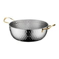 thumbnail image 4 of Baoblaze Korea Ramen Pot Double Ear Noodles Cooking Pot for Camping Restaurant Picnic 20cm, 4 of 8