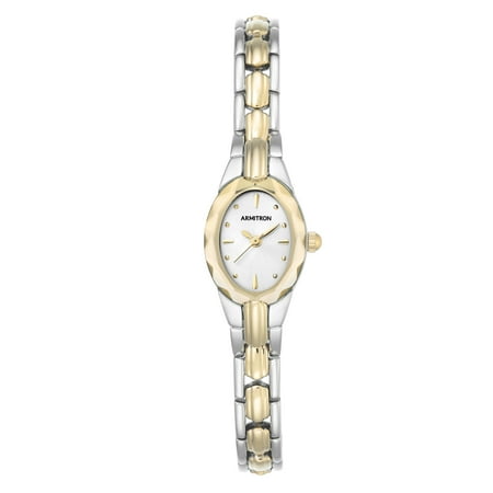 Armitron Diamond Watch - Armitron Women's Showcase Dress Watch, Metal Bracelet