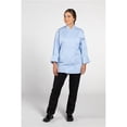 thumbnail image 1 of Uncommon Threads 0706-7708 Unisex Pulse Chef Coat, Sky Blue - Size 4XL, 1 of 1