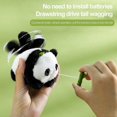 thumbnail image 2 of Wind-up Panda Plush Toy Cute Stuffed Animal Pendant with Buckle & Bell Battery, 2 of 2
