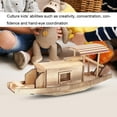 thumbnail image 5 of Wooden Ship Assembly Model DIY Kits Sailing Boat Decoration Wood Kits Toy Gift, 5 of 8