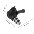 thumbnail image 2 of FUTUREORYY Impact Driver Angle Adapter for Screw Tightening Black ABS Metal 1Pcs, 2 of 7