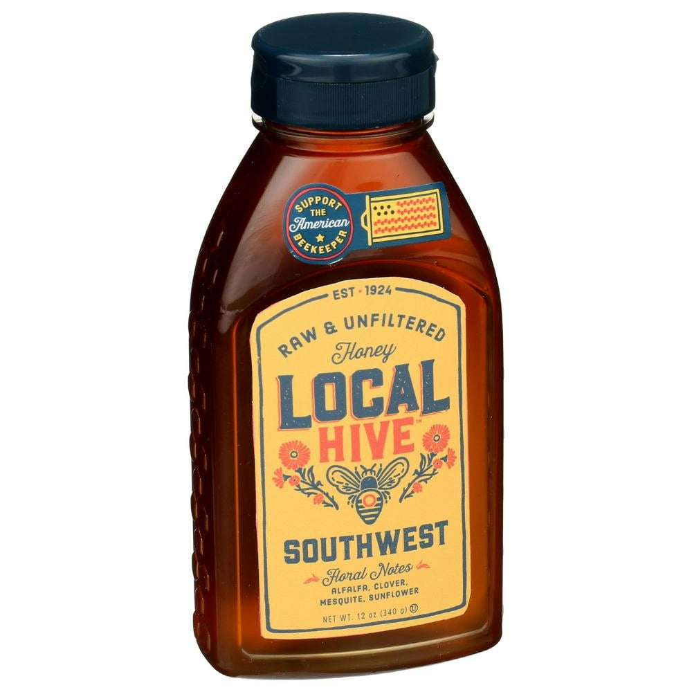 Local Hive Honey Raw Southwest 12 oz (Pack Of 6)