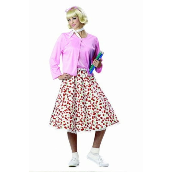 California Costumes Women's Retro 50's Sweetheart Adult Costume Size Small 6-8