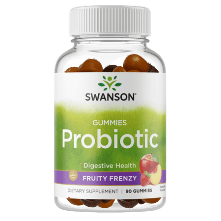 Swanson Probiotic Gummies - Fruity Frenzy 1.5 Billion Cfu 90 Gummies