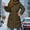 Brown, variant on Pyhlmscde Women's Casual Mid Long Waisted Thick Warm Cotton Coat, Winter Coats for Women, Womens Tops, Puffer Jacket