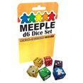 thumbnail image 1 of Steve Jackson Games SJG5940B Ensemble de dés Meeple D6, Vert, 1 of 1