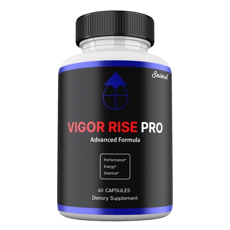 Vigor Rise Pro Capsules for Men, All Natural Ingredient Formula, Vigor Rise Pro Pills, Male Supplement Maximum Strength (1 Pack)
