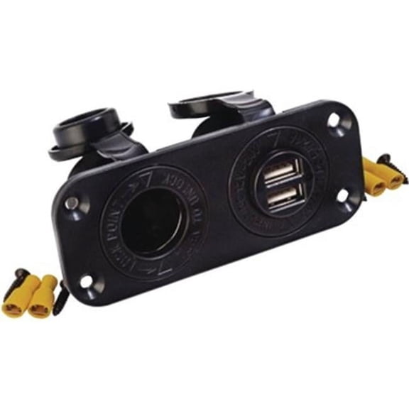 426505-1 Double Usb & Power Socket Panel