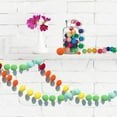 thumbnail image 4 of Guirnalda de bolas de fieltro de colores Pride & Christmas, 60 pompones para decoración festiva, 4 of 6