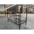 thumbnail image 2 of Muebles de dormitorio escolar, litera de Metal para Loft, cama de Metal comercial de dos pisos para adultos y estudiantes, 2 of 3