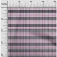 thumbnail image 1 of oneOone Silk Tabby Pink Fabric Check Sewing Fabric By The Yard Printed Diy Clothing Sewing Supplies 42 Inch Wide, 1 of 4