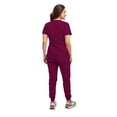 thumbnail image 3 of Womens 7 Pocket Scrub Set V-Neck Top and Jogger Pant Medical Nursing Uniform, 3 of 7