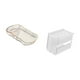 thumbnail image 5 of Bandeja moderna de acrílico para alimentos y baño con espacio para guardar desayuno y fruta, dispensador de toallas de papel y pañuelos de pared., 5 of 8