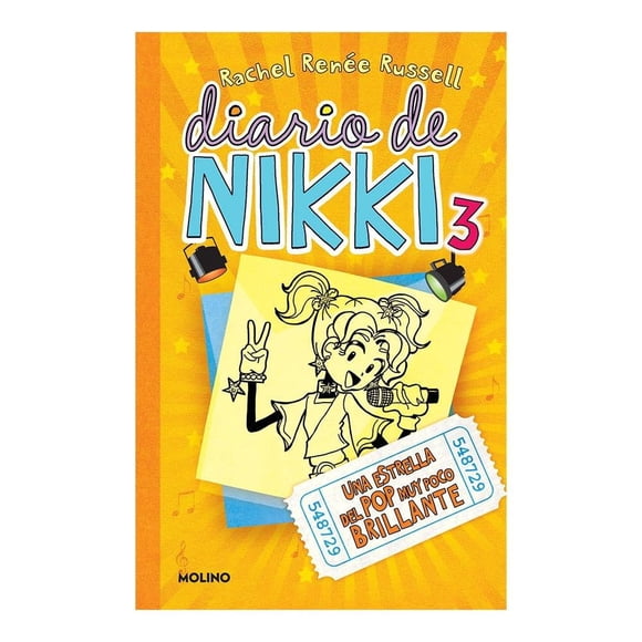 Diario de Nikki 3 Una Estrella del Pop Molino Penguin Random House Russell, Rachel Renee