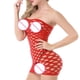 thumbnail image 4 of Gibobby Lencería sexy para mujer Sexy sin Lencería de Encaje para Mujer Anillo de Pijama Sexy Sexy Lencería Íntimos de una Pieza Plus Size Mujeres lencería(Rojo, Talla única), 4 of 5