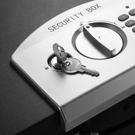 Barska - Safe with Electronic Keypad Lock - Black